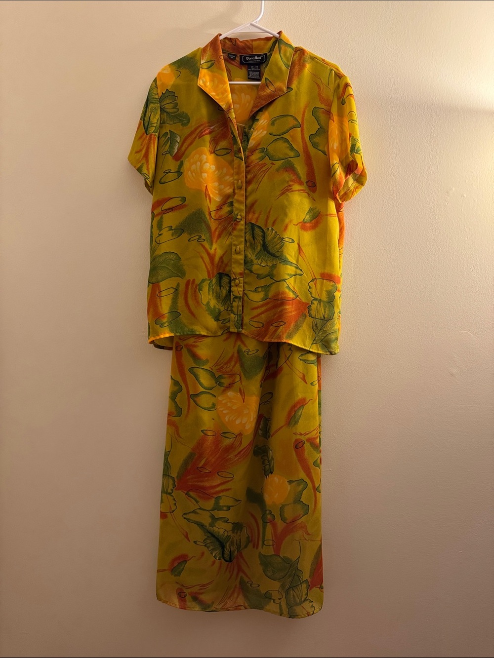 BORCELLINI Two Piece Floral Dress Set